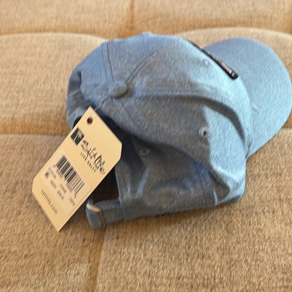 Salt Life Blue Hat with Pink Logo - Picture 4 of 5